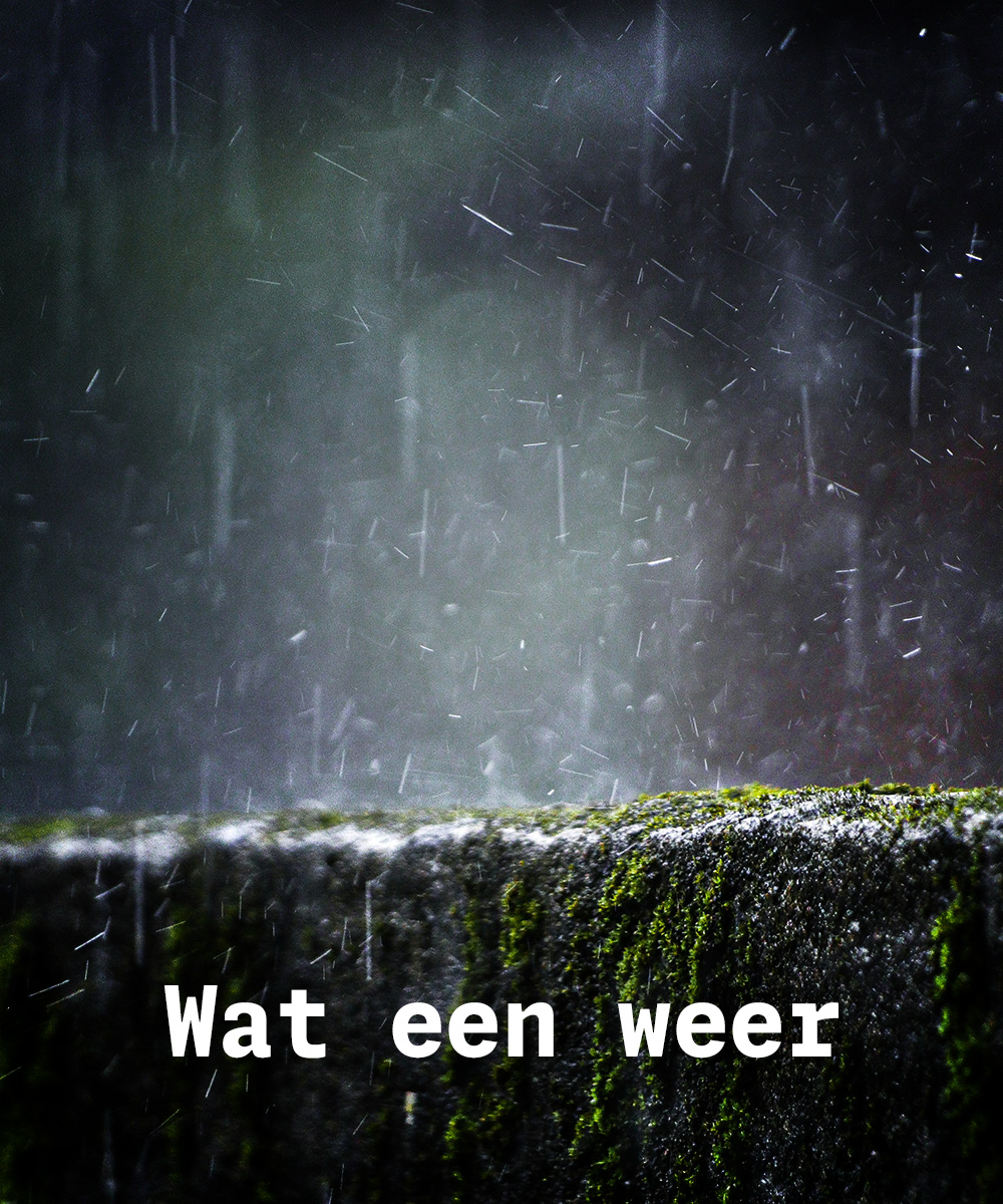 Wat een weer